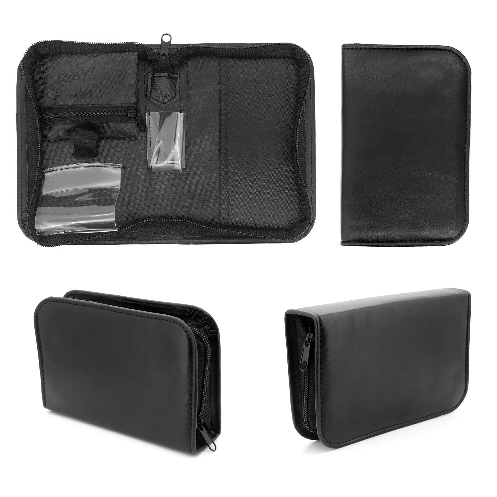 PU Leather Blood Glucose Meter Travel Case - Diabetic Supplies Organizer Pouch for One Touch Ultra 2 Meter & Accessories - Portable Storage Solution for Home, Travel & Daily Use