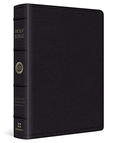 ESV Wide Margin Reference Bible - Black Leather, Large Print, Study Bible with Extra Space for Notes - Perfect for Bible Study, Sermon Preparation & Personal Devotion