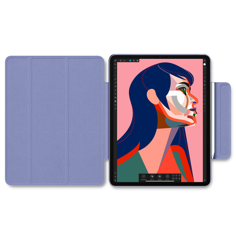 Magnetic Smart Folio Case for iPad - Ultra Slim Protective Cover with Auto Sleep/Wake | Perfect for Work, Travel & Home Use
