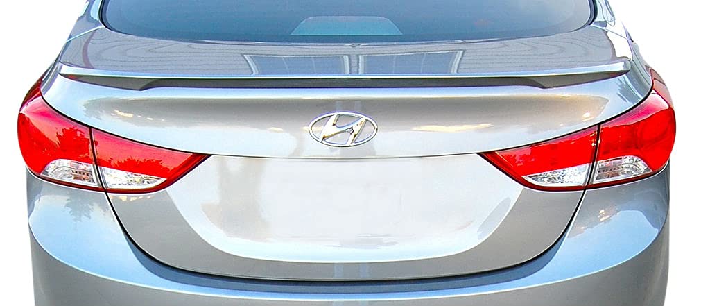 Custom Painted Elantra Lip Spoiler - OEM Style Factory Match Paint #522 MTS | Perfect for Car Upgrades & Street Racing Aesthetics