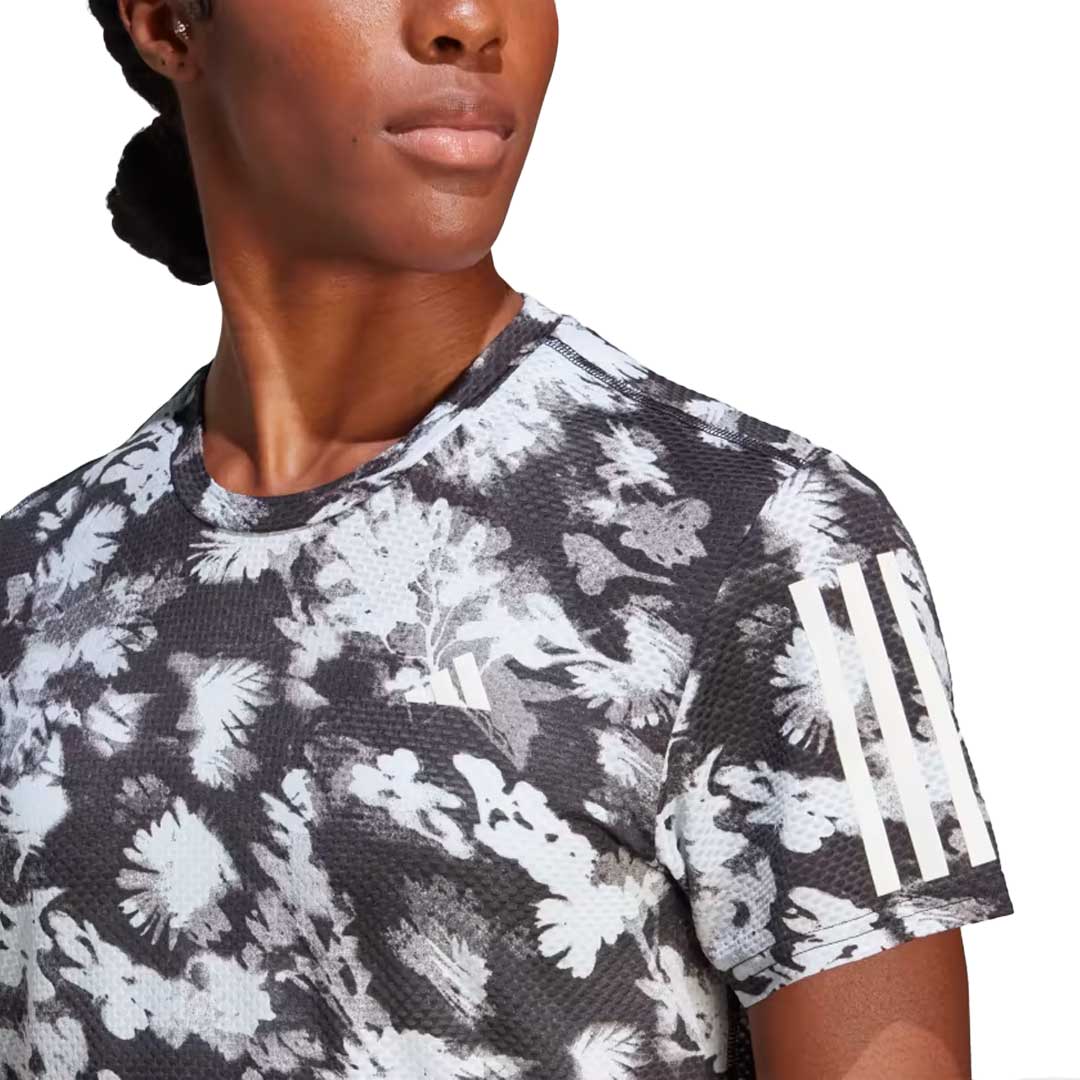 Adidas Women's Own The Run Summer Cooler T-Shirt HR9966 - Lightweight Running Top for Jogging, Gym & Outdoor Workouts