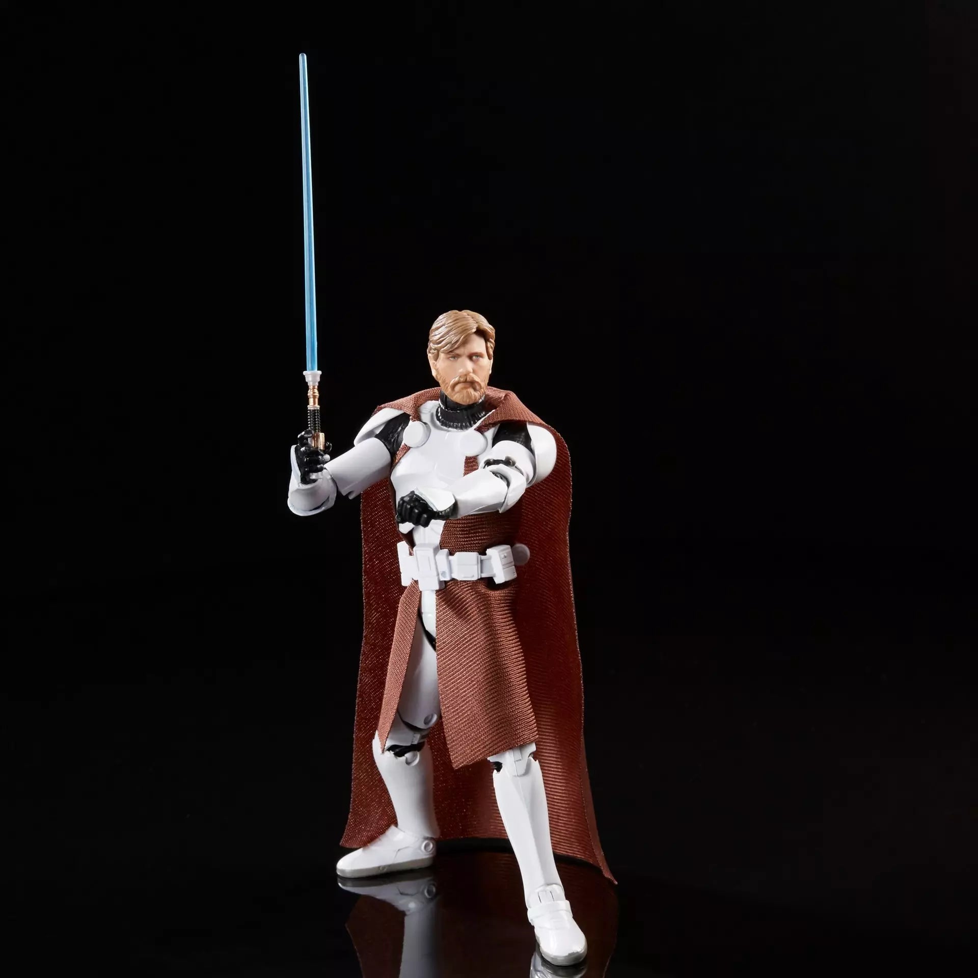 Hasbro Star Wars The Black Series 6-Inch Clone Commander Obi-Wan Kenobi Action Figure - Exclusive Collectible Toy for Display & Gift Giving