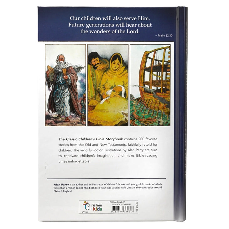 Classic Children's Bible Storybook - Illustrated Bible Stories for Kids with Moral Lessons - Perfect for Bedtime Reading, Sunday School & Family Devotions