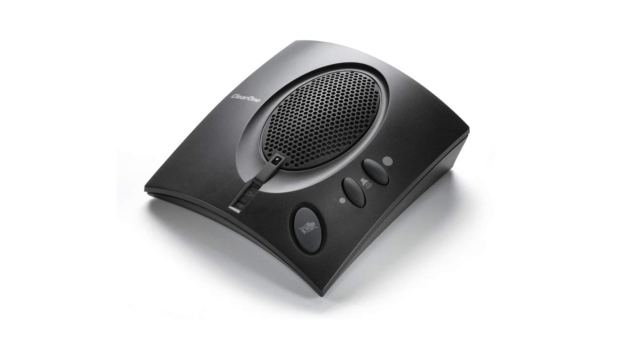 Clear One Chat 50 Personal Speakerphone with Noise Reduction - USB Conference Speaker for Home Office & Remote Work (Model 910-159-001) | Perfect for Zoom Meetings, Webinars & Hands-Free Calls