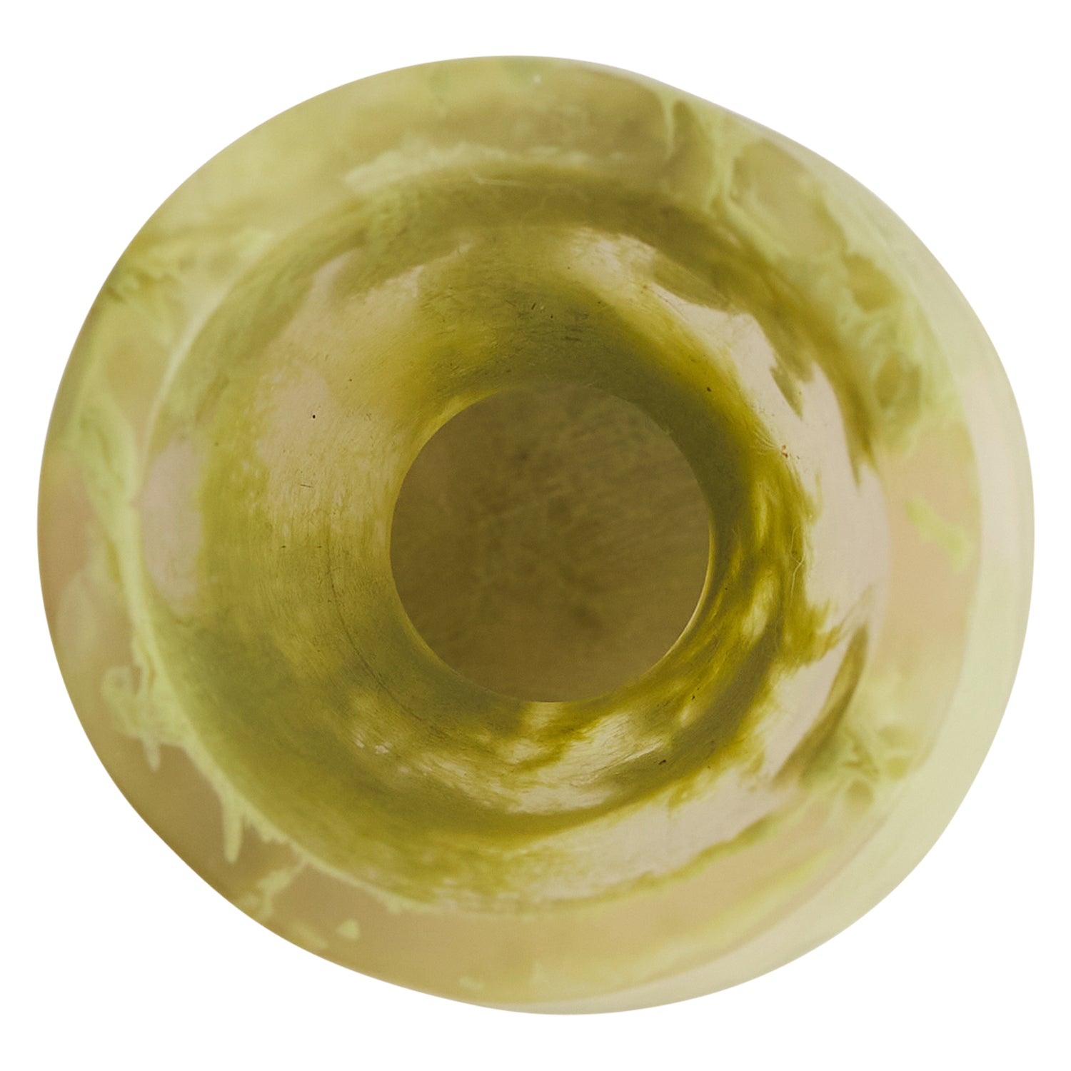 Elessi Pistachio Green Ceramic Vase - Modern Home Decor for Living Room, Dining Table, and Wedding Centerpieces