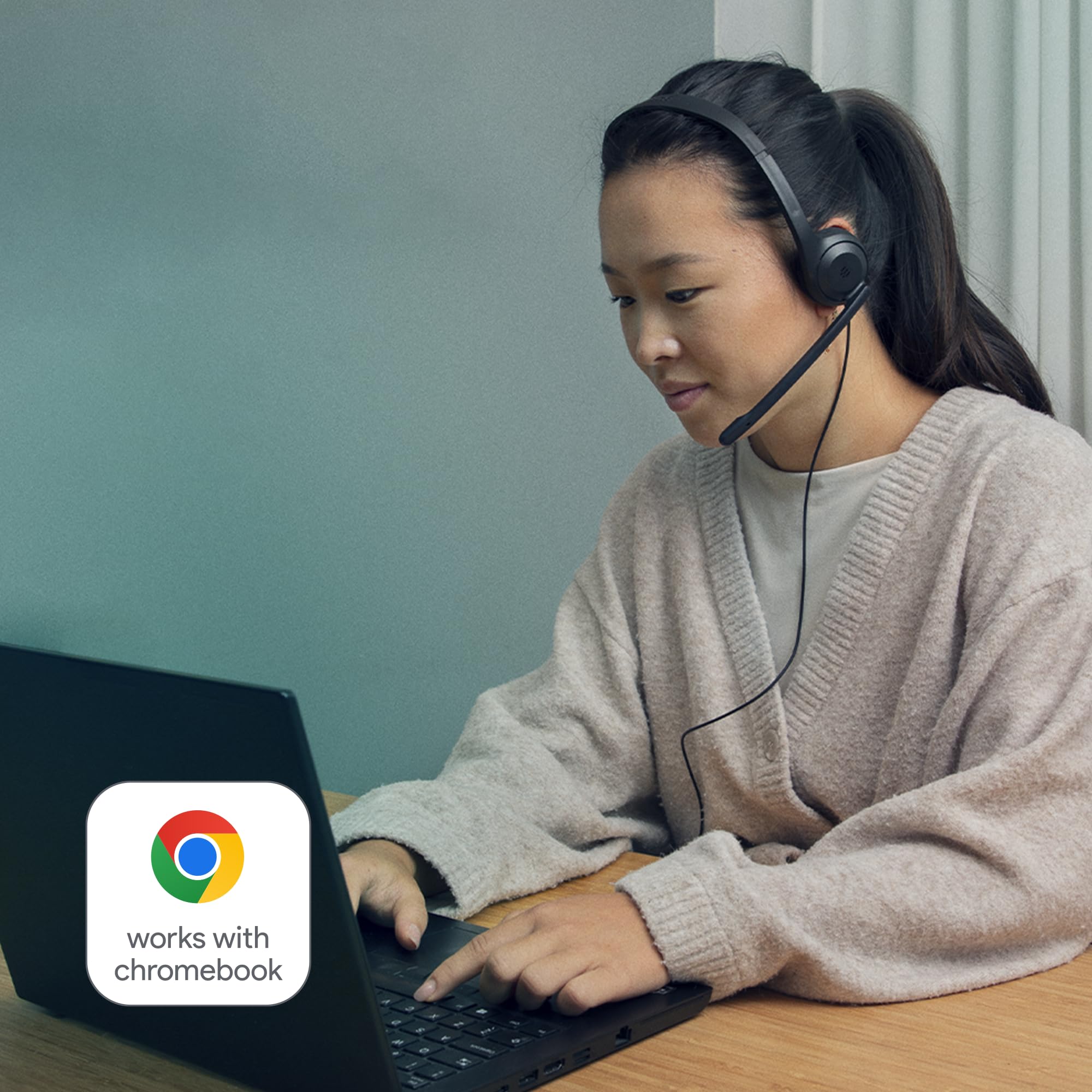 EPOS C1 USB C Wired Headset - Noise-Canceling Microphone, Hi-Fi Sound, Comfortable On-Ear Design for Office & Home - Perfect for Video Calls, Gaming & Remote Work (Chromebook Certified)