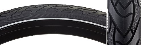 Sunlite Classic Otis CST1777 Bike Tires - Black/Black Skin for BMX, Cruiser & Vintage Bicycles - Durable Urban Commuting & Leisure Riding Tires