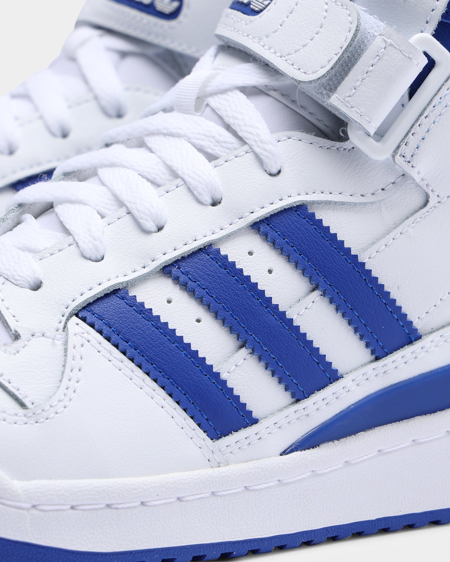 Adidas Men's Forum Mid Sneakers - Cloud White/Royal Blue/Cloud White - Basketball & Casual Shoes for Men - Perfect for Streetwear & Gym Workouts