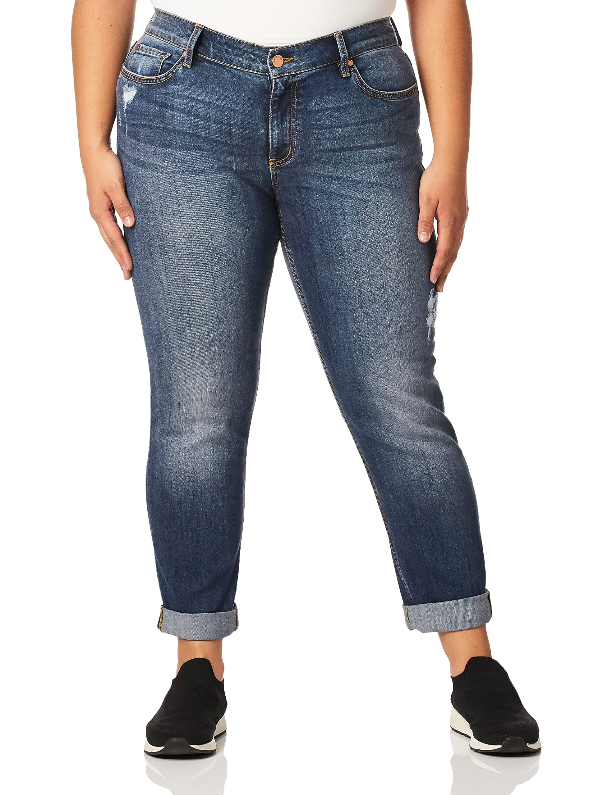 Level 99 Women's Casey Tomboy Jean - High Waist Straight Leg Denim Pants for Casual Wear & Everyday Outfits | Perfect for Work, Weekend & Street Style Fashion