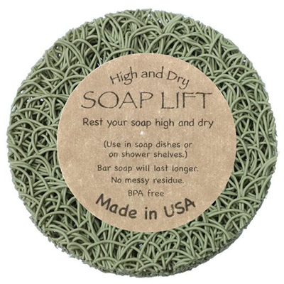 Soap Lift® Round Soap Holder - Rustproof Stainless Steel Bathroom Organizer for Shower, Sink, and Countertop - Perfect for Home, Hotel, and Spa Use