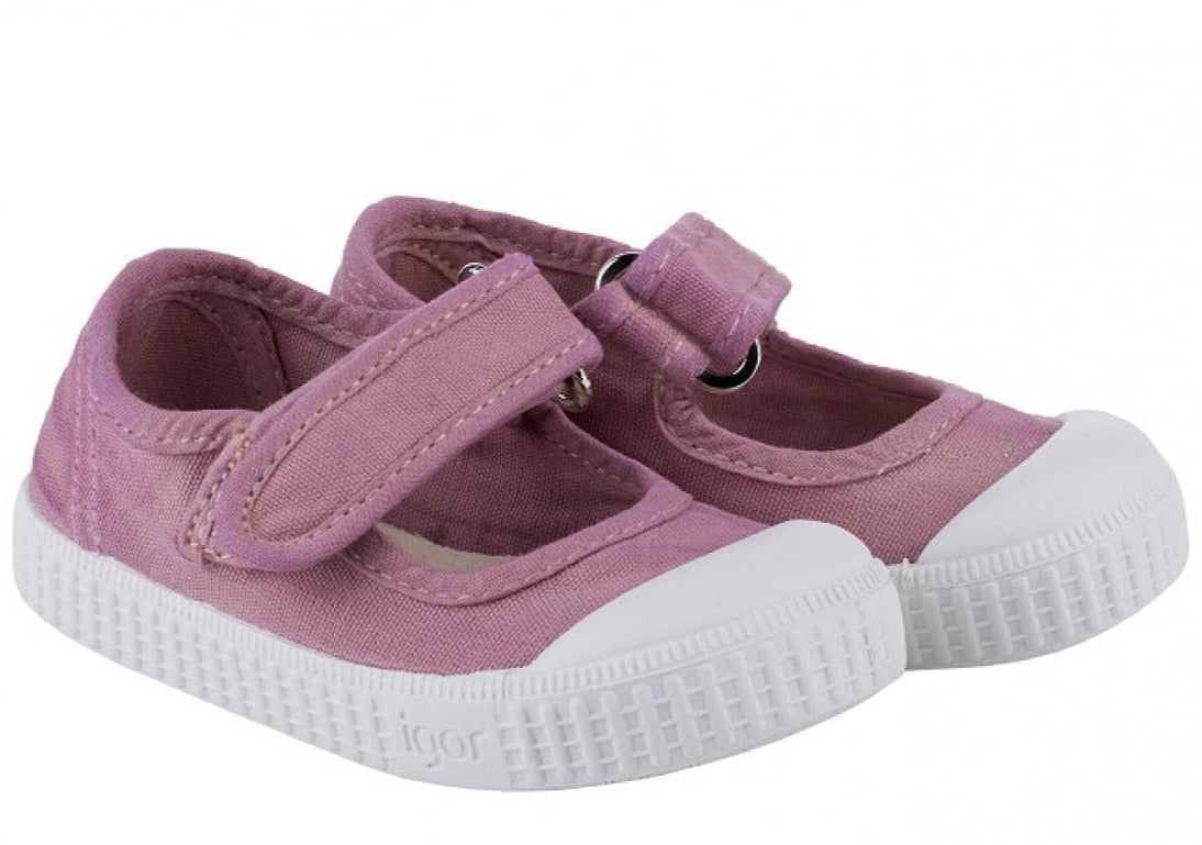 Igor Girl's Irene Mary Jane Shoes for Toddlers - Comfortable & Stylish Rosa Pink Leather School Shoes for Girls - Perfect for School, Parties & Special Occasions