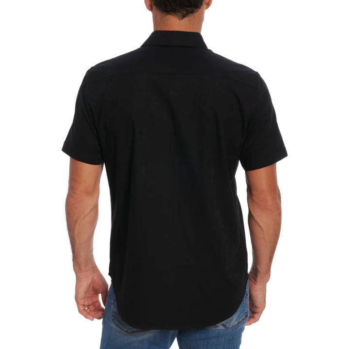 Robert Graham Highland Short Sleeve Classic Fit Sport Shirt for Men - Premium Cotton Casual Button Down Shirt with Unique Patterns - Perfect for Golf, Business Casual & Summer Outings