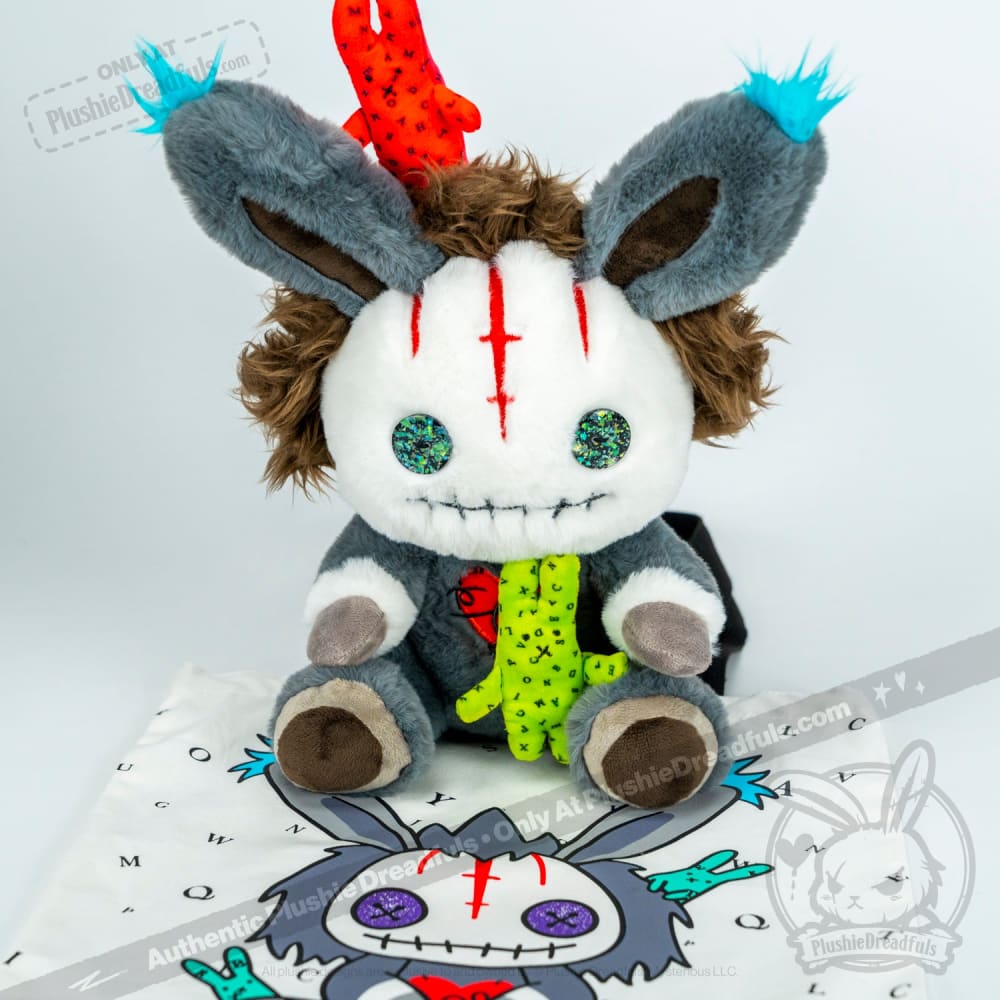 Plushie Dreadfuls Schizophrenia Rabbit - Soft Stuffed Animal Toy for Mental Health Awareness, Comfort & Therapy | Perfect for Gifts, Anxiety Relief & Home Decor