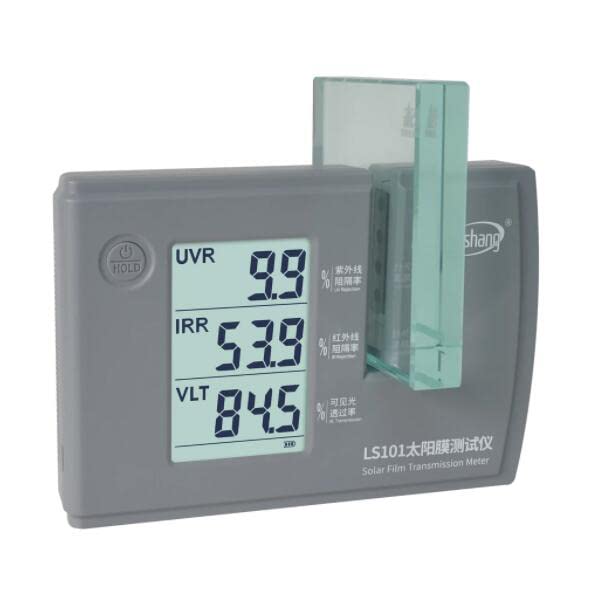 Linshang LS101 Digital Window Tint Meter - Solar Glass Film Transmission Tester for Measuring UV/IR Blocking & Visible Light Transmittance | Perfect for Auto Tinting, Home Window Films & Architectural Glass Testing