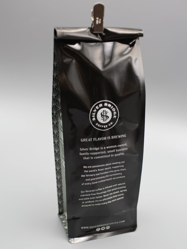 Silver Bridge Coffee Company Buckeye Breakfast Buzz - 12oz Medium Roast Specialty Coffee | Smooth Breakfast Blend for a Perfect Morning Boost | Great for Home Brewing, Office, and Gifting