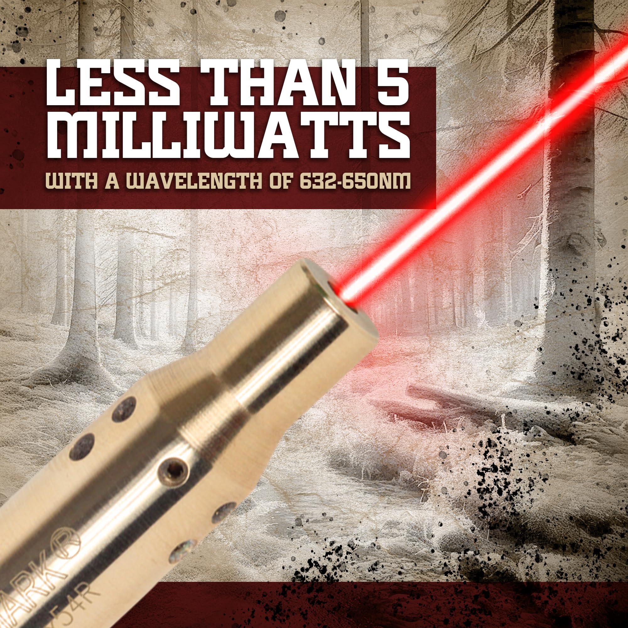 Sightmark Red Laser Rifle Boresight - Precision Gunsight for Hunting, Shooting & Zeroing Scopes | Perfect for Rifles, Shotguns & Firearms