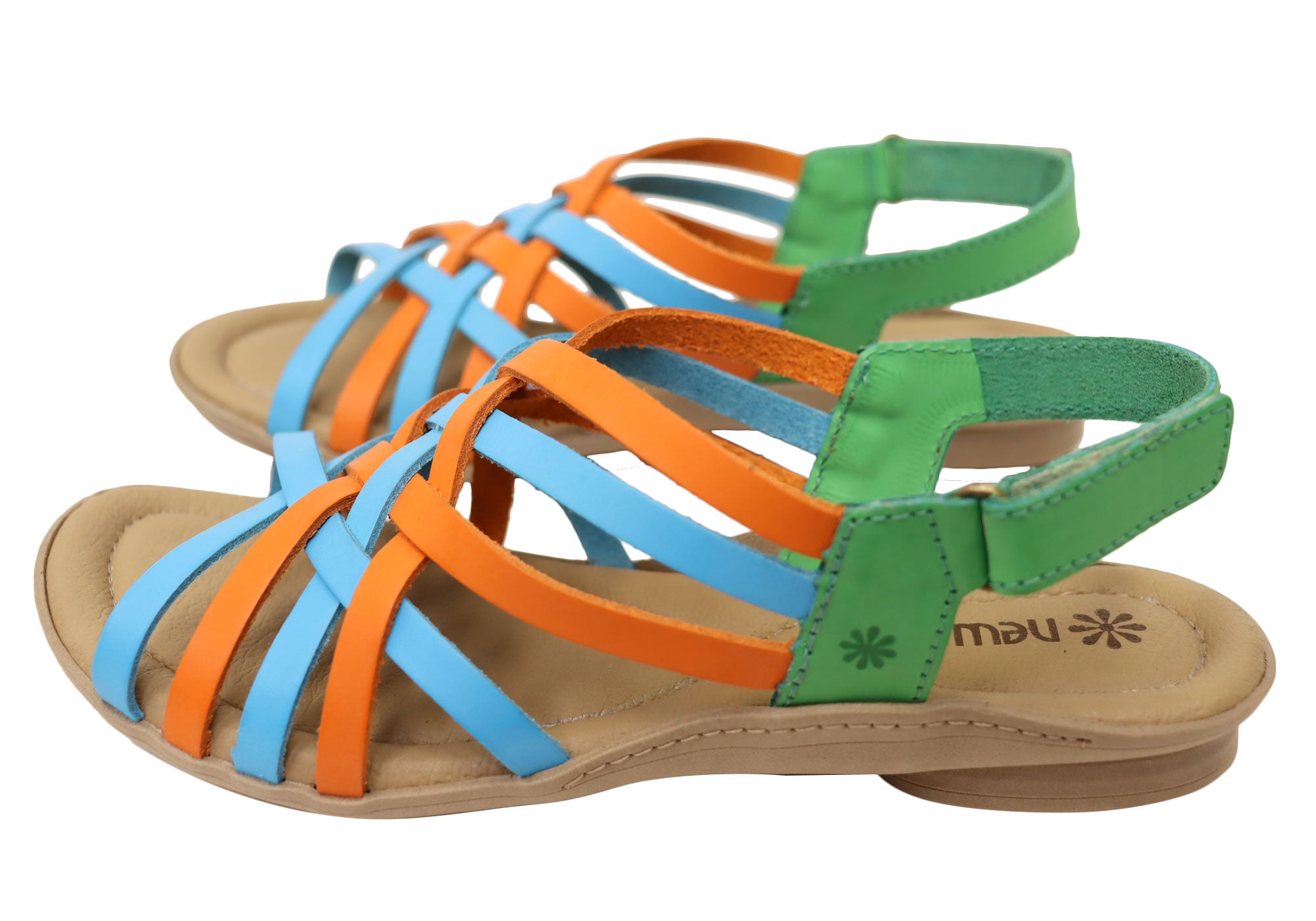 Jessica Women's Comfortable Leather Sandals - Handmade in Brazil - Stylish & Supportive for Walking, Travel & Summer Outfits