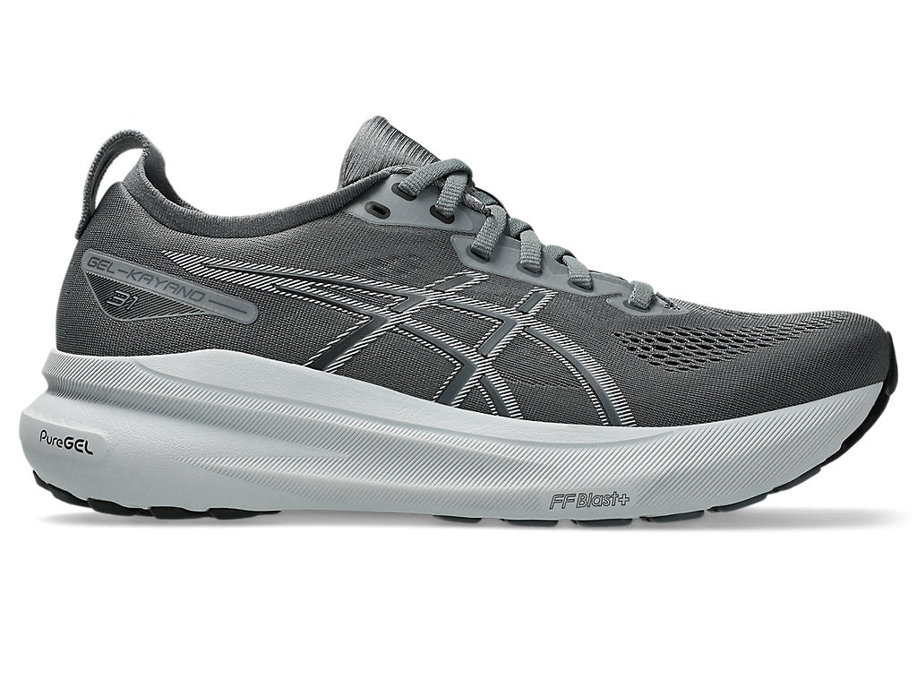 ASICS Men's GEL-KAYANO 31 Wide Running Shoes - Steel Grey/Piedmont Grey - Stability & Cushion for Long Distance Running, Jogging, and Workouts
