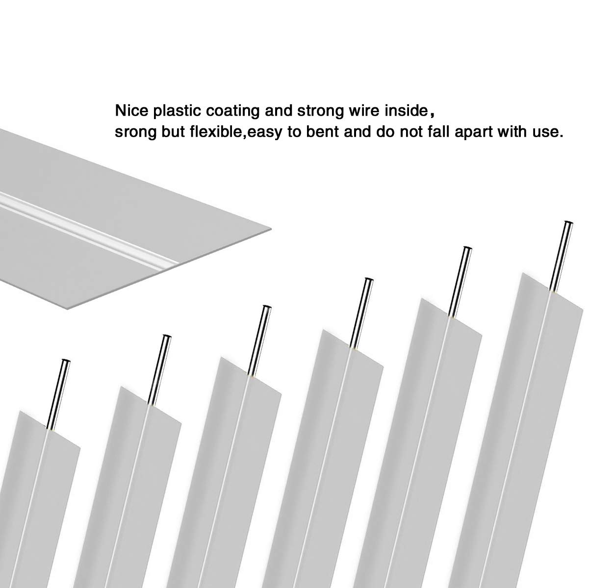 600PCS Silver Metallic Twist Ties - 4 Inch Reusable Plastic Cable Ties for Bread Bags, Candy Bags, Party Decorations, Cake Pops & Gift Wrapping - Perfect for Baking, Organizing & DIY Crafts