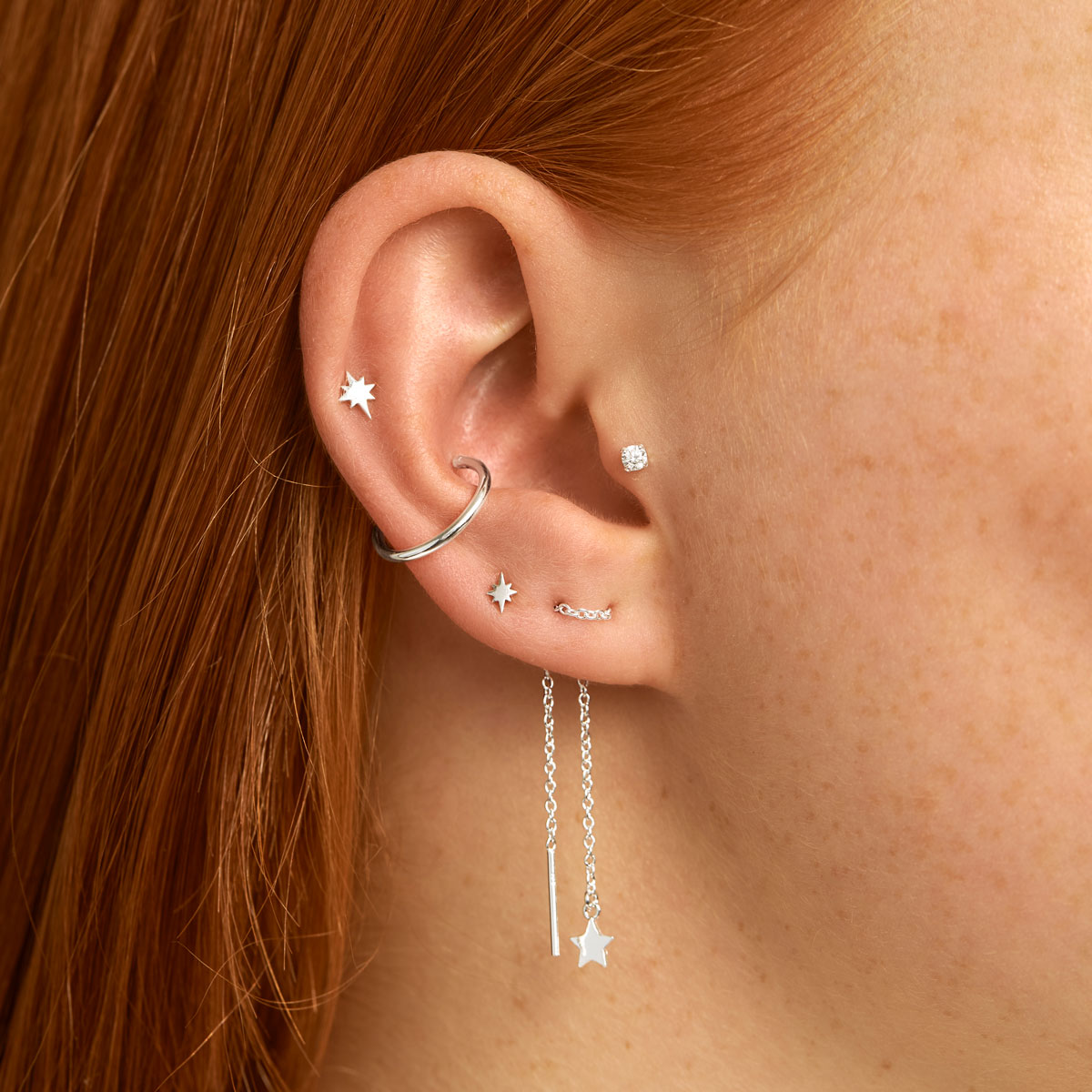 Celestial Star Stud Earrings for Women - Elegant Gold & Silver Constellation Jewelry - Perfect for Parties, Weddings & Everyday Wear
