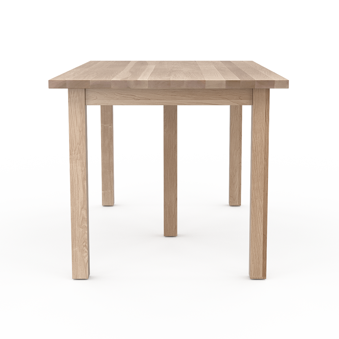 Solid Maple Wood Plank Counter Table - Rustic Kitchen Island, Dining Bar, or Coffee Table - Perfect for Farmhouse, Industrial & Modern Home Decor