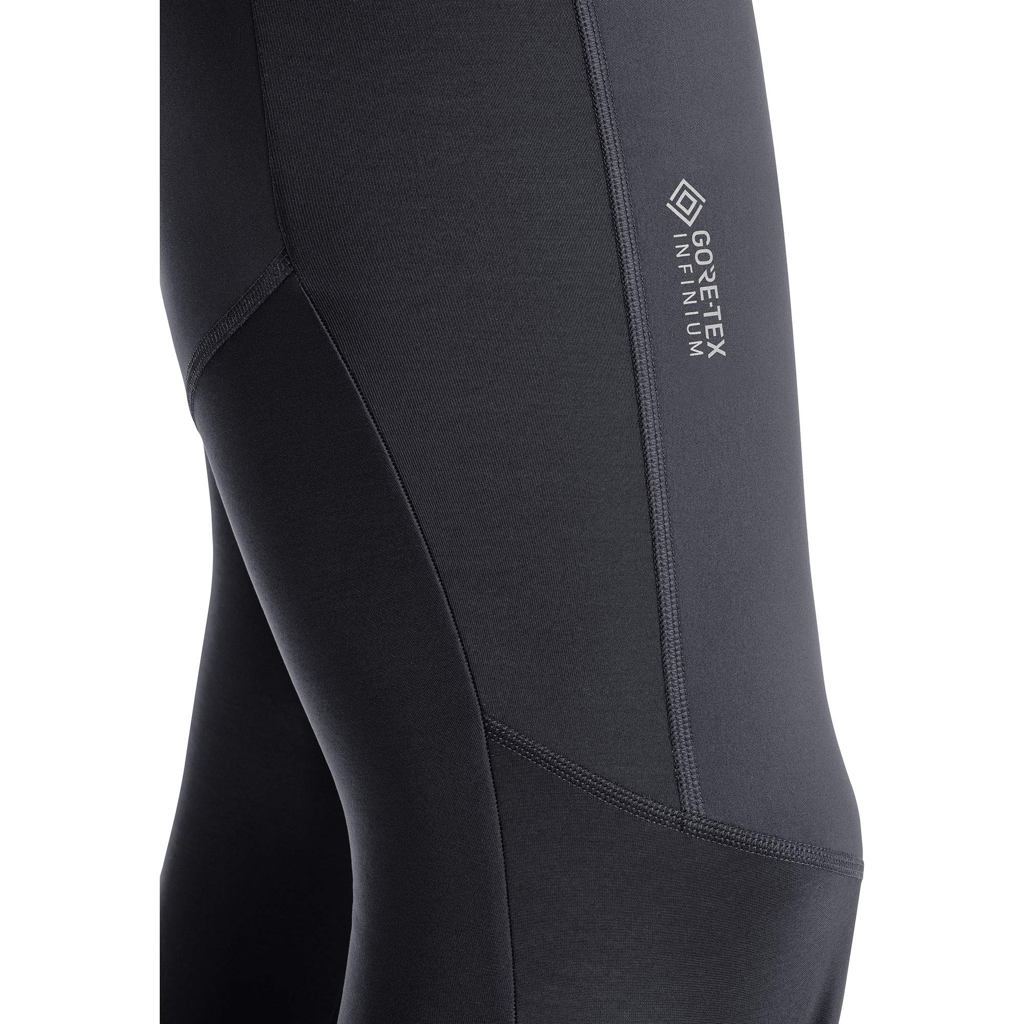 GORE WEAR Men's Thermo Cycling Tights with Seat Pad - C3 Gore-TEX INFINIUM Windproof Thermal Winter Bike Pants for Road & Mountain Biking