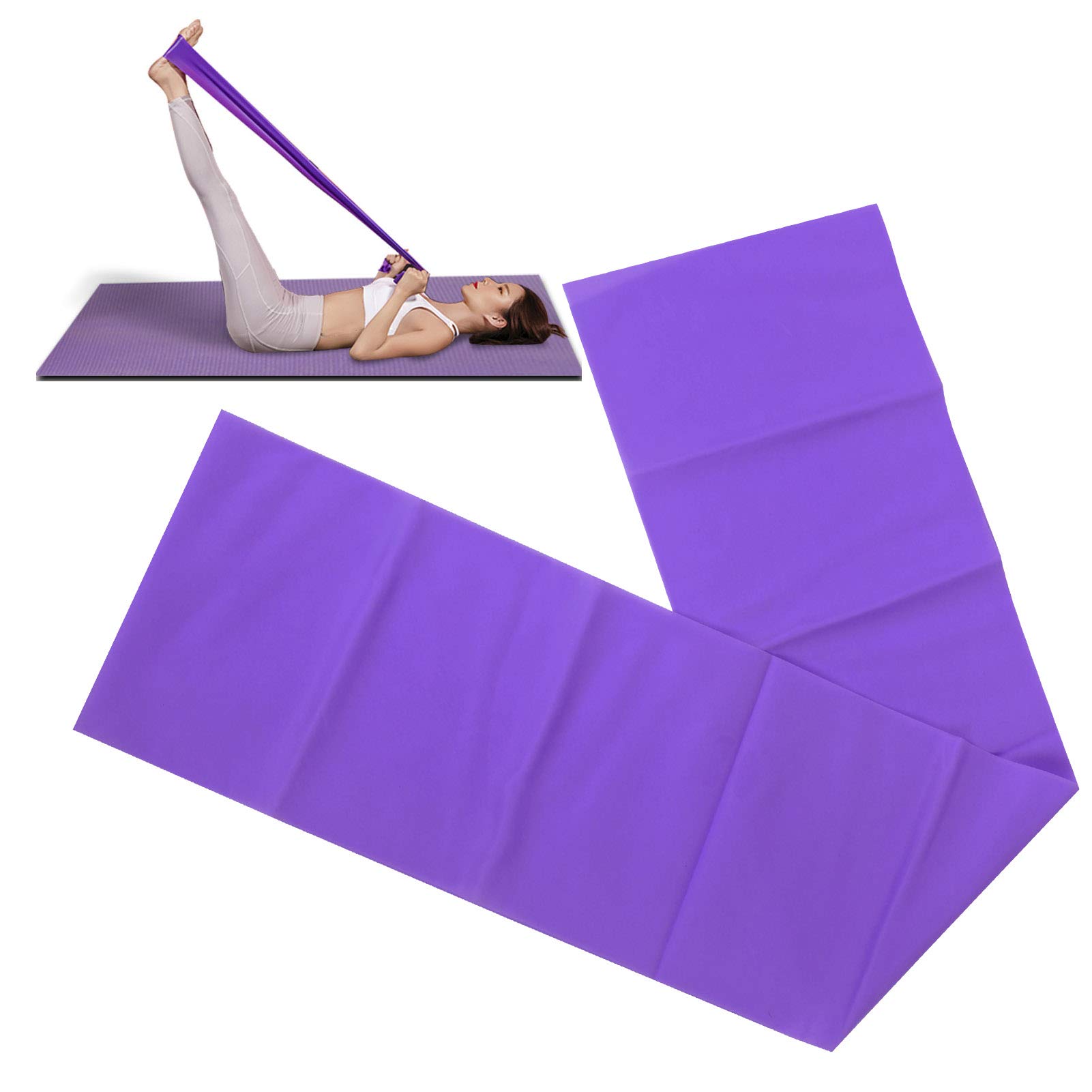 Nwejron Yoga Stretch Strap Set - 5-Piece Latex Resistance Bands for Fitness, Slimming & Home Workouts | Perfect for Yoga, Pilates & Physical Therapy
