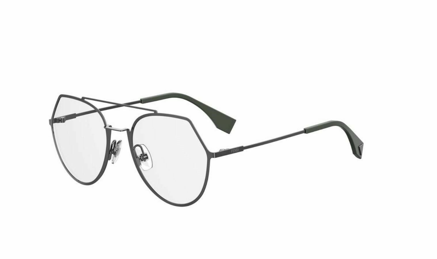 Fendi FF 0329 0KJ1 Dark Ruthenium Eyeglasses - Stylish Designer Sunglasses for Women & Men | Perfect for Fashion, Outdoor Activities & UV Protection