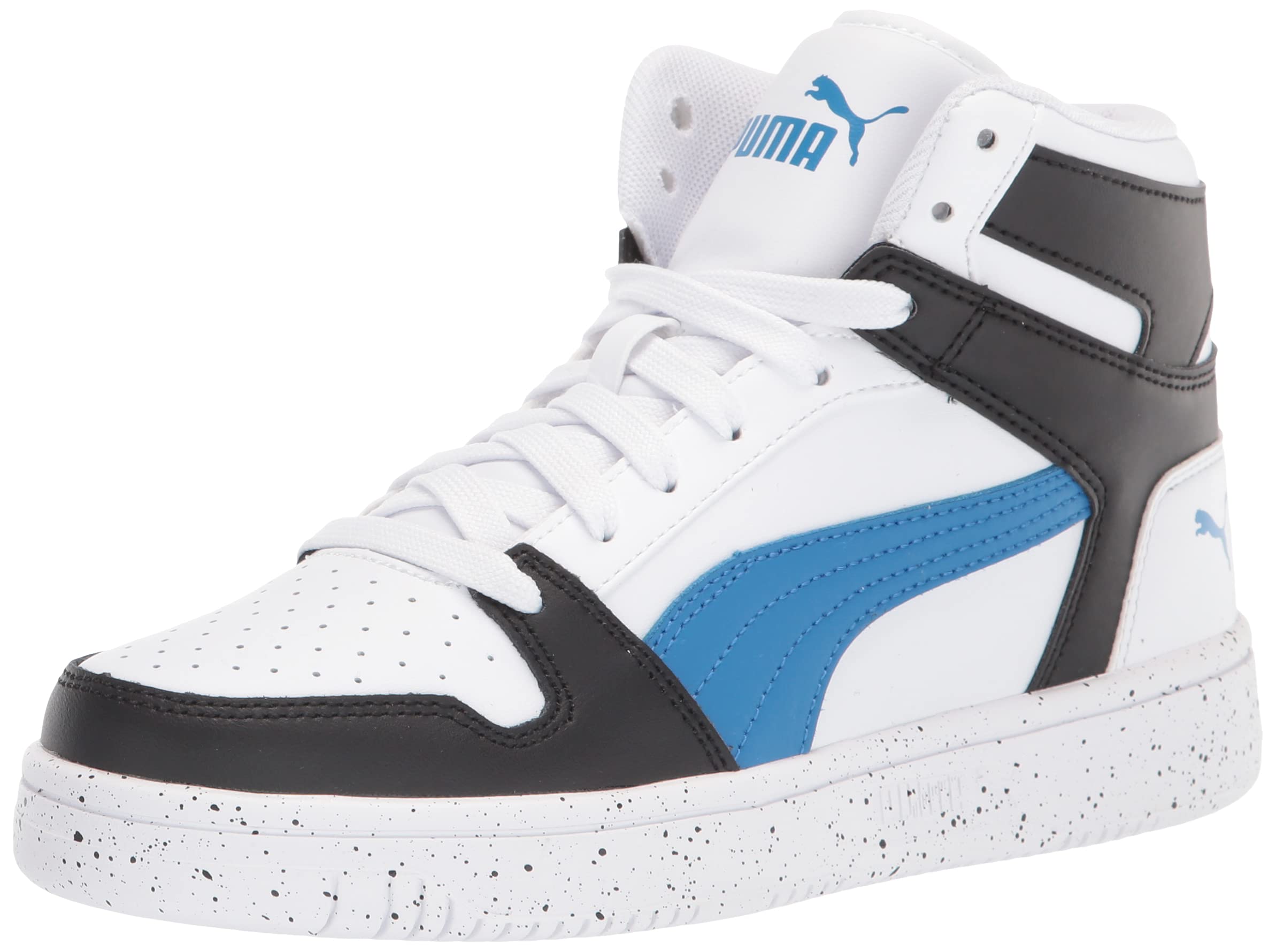 PUMA Men's Rebound Layup Velcro Sneakers - Lightweight Basketball Shoes for Men with Hook & Loop Closure - Perfect for Casual Wear, Street Style & Court Performance