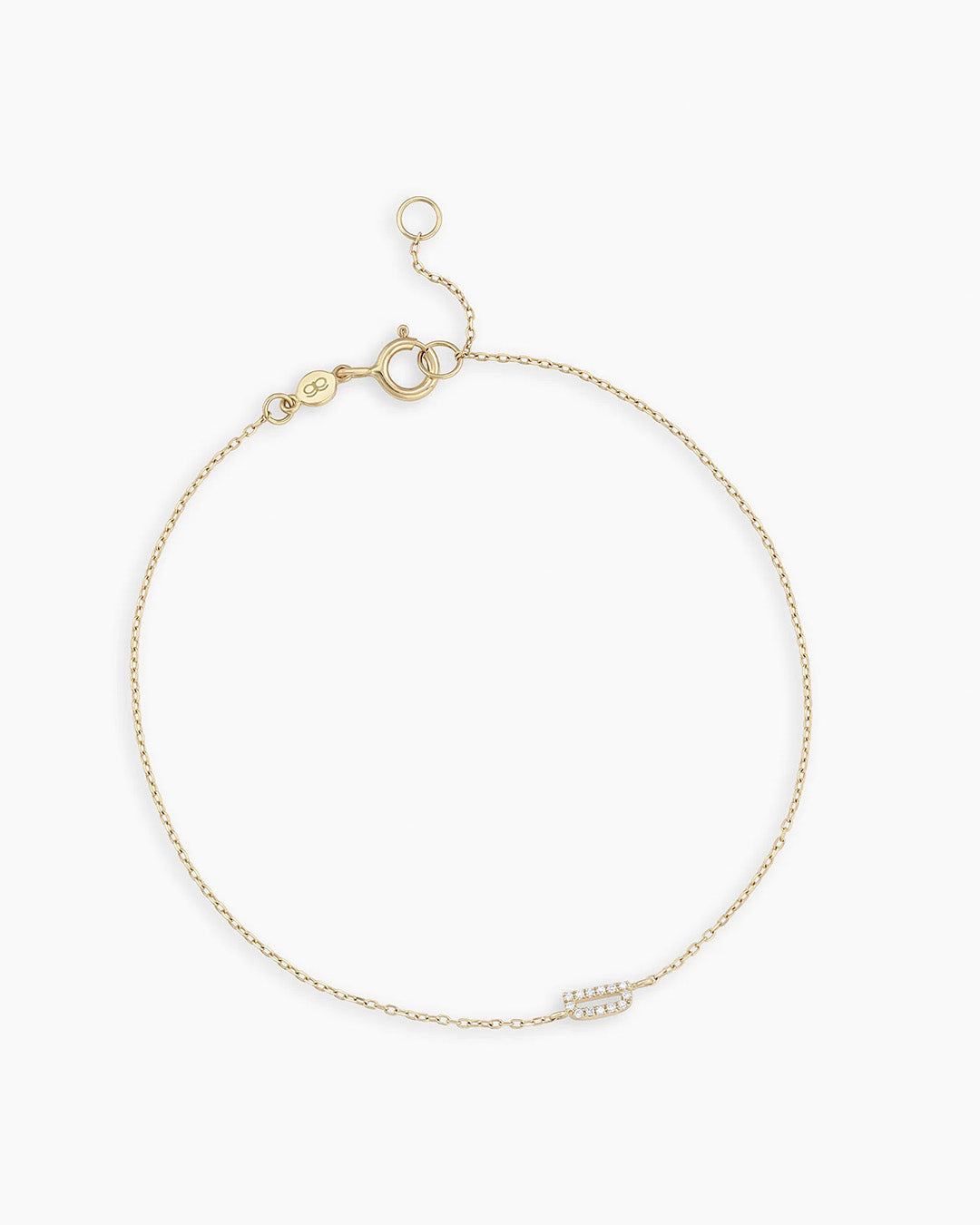 Diamond Pavé Alphabet Bracelet - Personalized Initial Letter Bracelet for Women, Sterling Silver or Gold Plated, Elegant Gift for Birthday, Anniversary, Valentine's Day | Perfect for Everyday Wear & Special Occasions