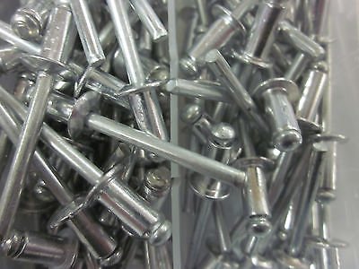 500-Piece Aluminum Pop Rivet Assortment Kit - 3/16