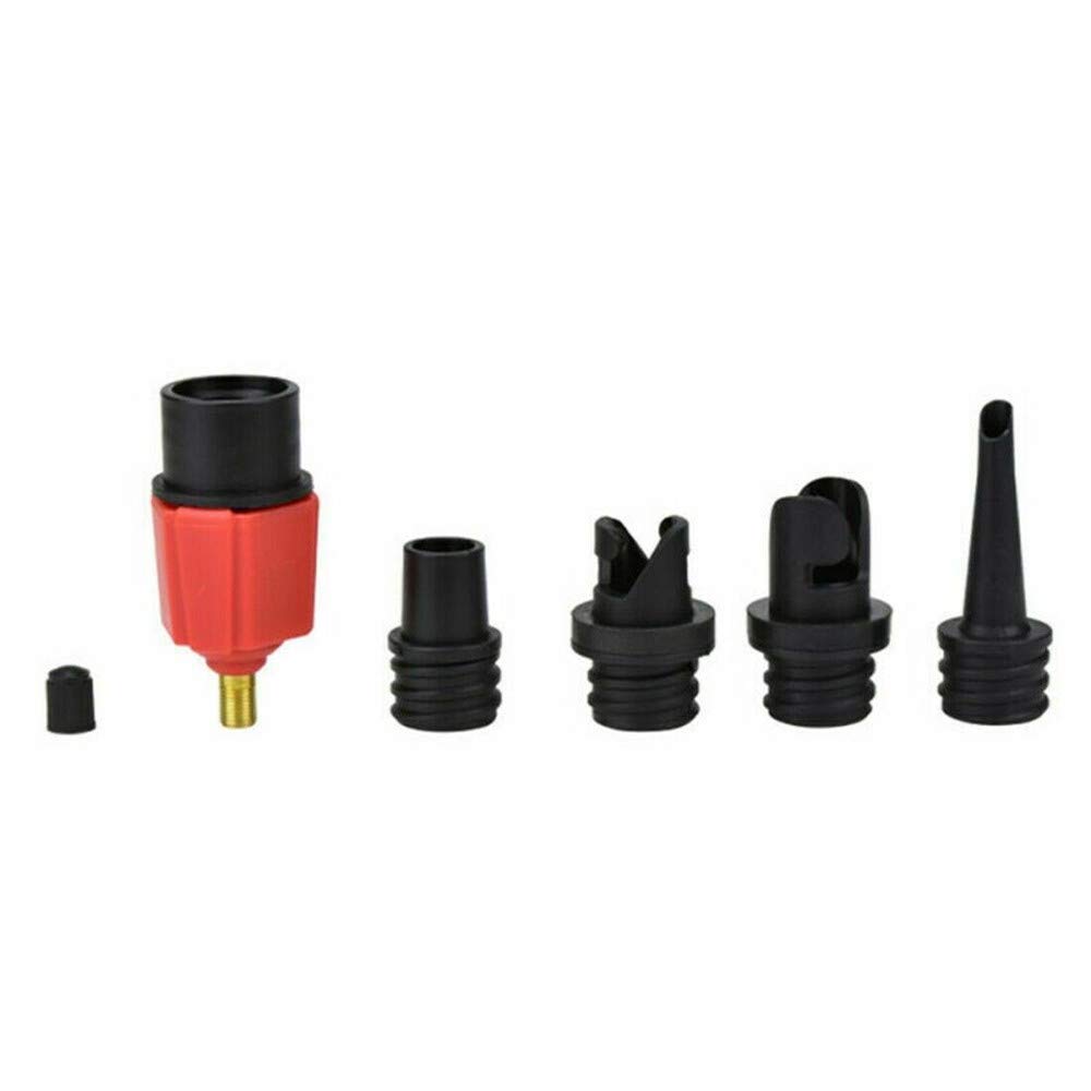 Sup Pump Adapter - Universal Inflatable Boat Air Valve & Tire Paddle Board Adaptor - High Pressure Compressor Air Pump Converter Accessories for Water Sports, Camping and Outdoor Activities
