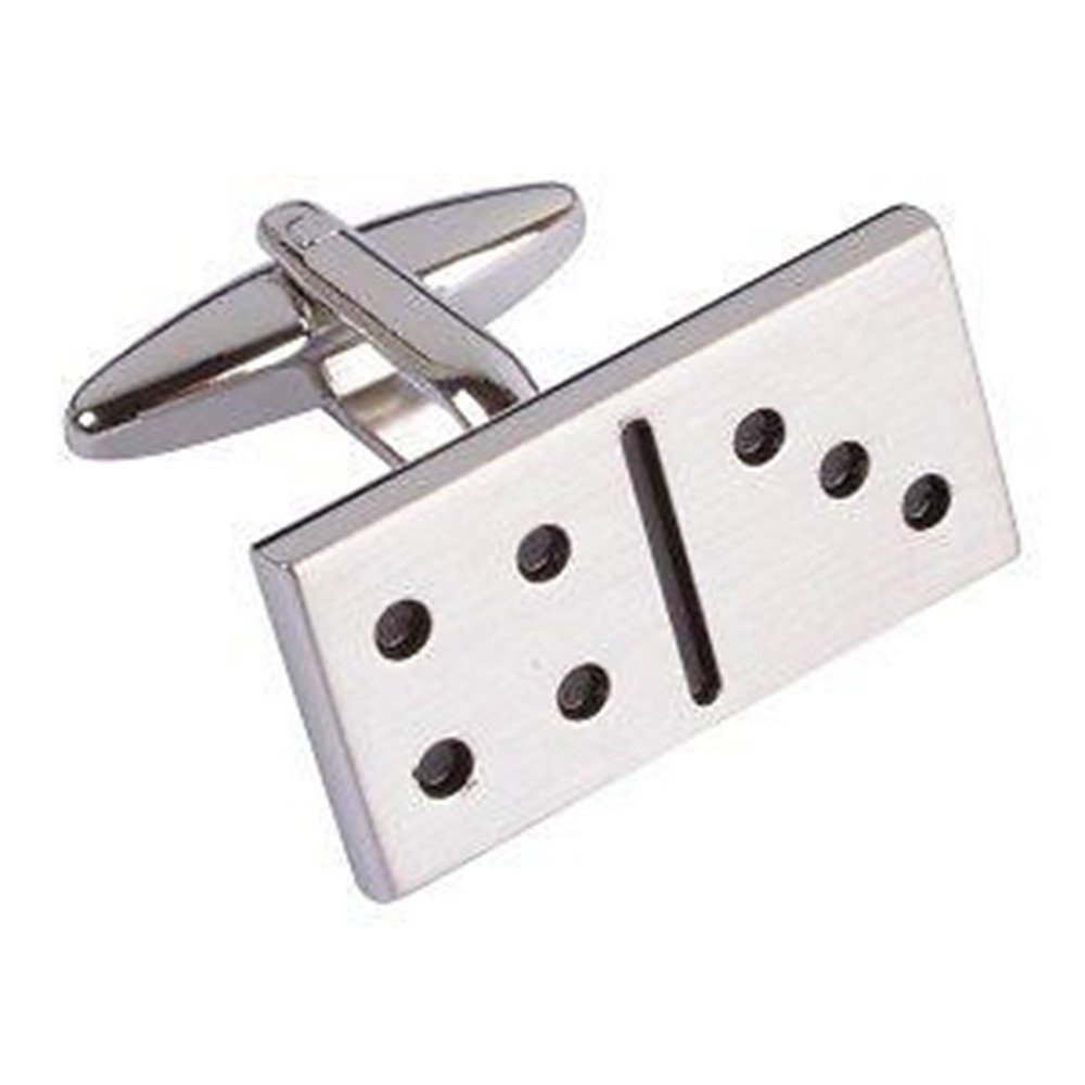 Stylish Domino Play Novelty Number Cufflinks for Men - Free Gift Box & Cleaner Included - Perfect for Weddings, Parties & Formal Events