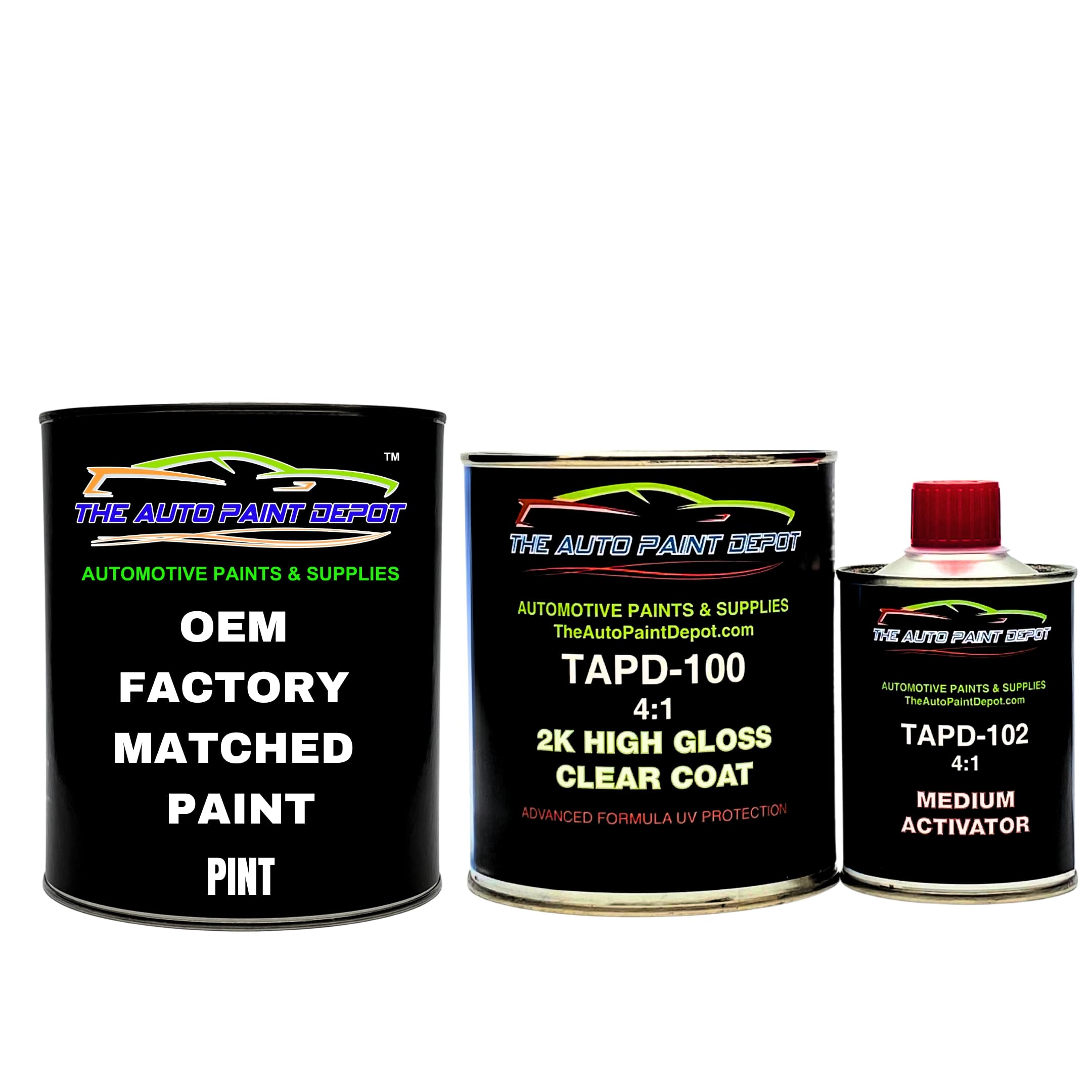 Toyota Echo & Yaris Touch Up Paint - Polar White 068 (All Years & Models) | 1 Pint Auto Paint with Clear Coat | Perfect for Scratches, Chips & Paint Repair
