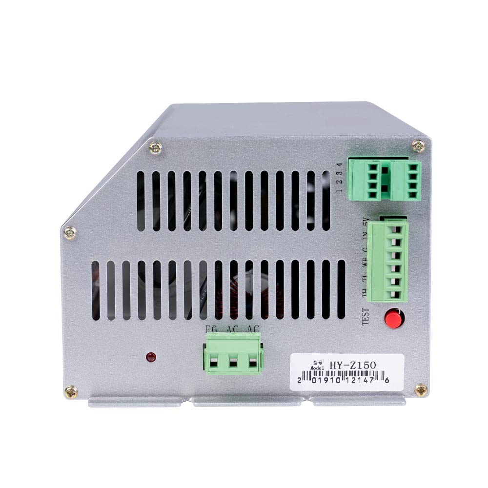 Cloudray CO2 Laser Power Supply 120W 150W 180W AC90-250V with LCD Screen - Replacement Part for CO2 Laser Engraver & Glass Tube - Perfect for DIY Laser Cutting, Engraving, and Marking Projects