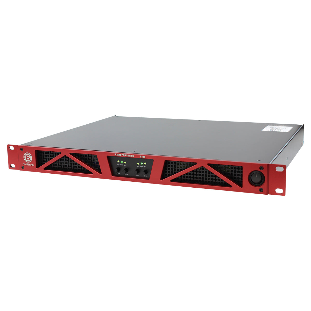 Blastking D10K 10000W 4-Channel Class D Professional Power Amplifier - Perfect for Live Concerts, DJ Gigs & Studio Recording