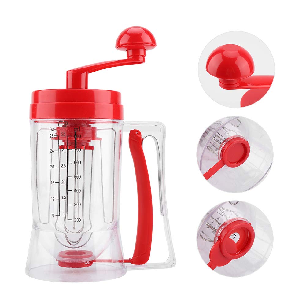 **Kitchen Pancake Batter Dispenser - Cream Separator & Measuring Cup with Label - Perfect for Baking, Cooking, and DIY Desserts**