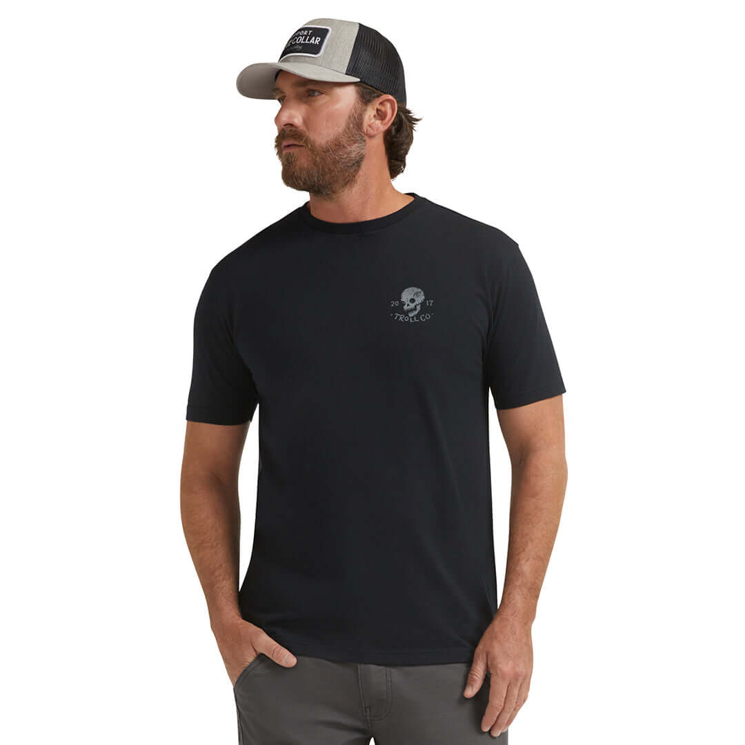Men's Pay Time Graphic T-Shirt - Black Cotton Tee for Casual Wear & Street Style