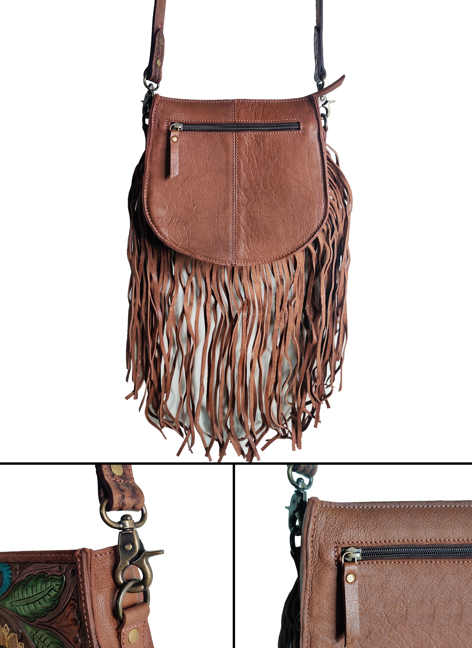Stylish Leather Hobo Bag for Women - Western Tassel Fringe Crossbody Purse | Perfect for Daily Use, Travel & Fashion Accessories