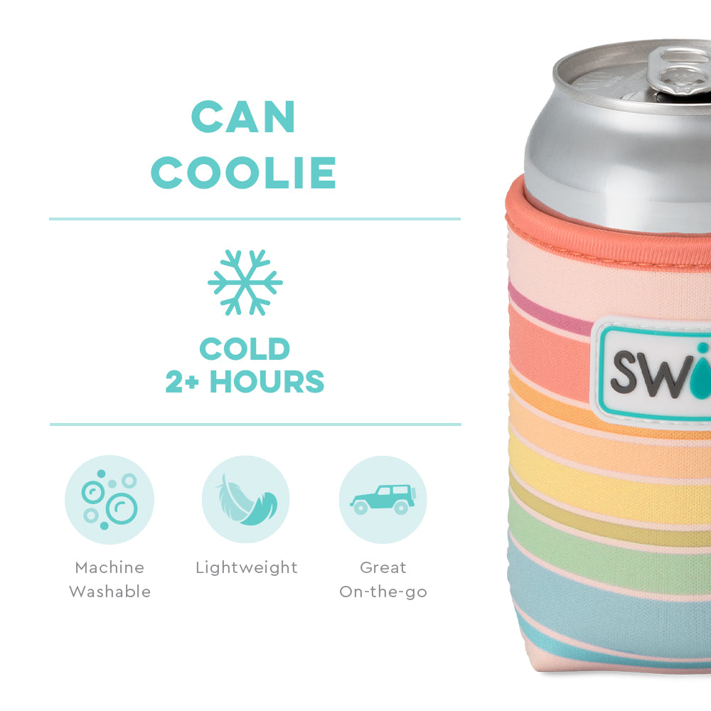 Good Vibrations Can Coolie - Premium Insulated Can Cooler for Beer & Soda - Perfect for Beach, BBQ, and Outdoor Parties