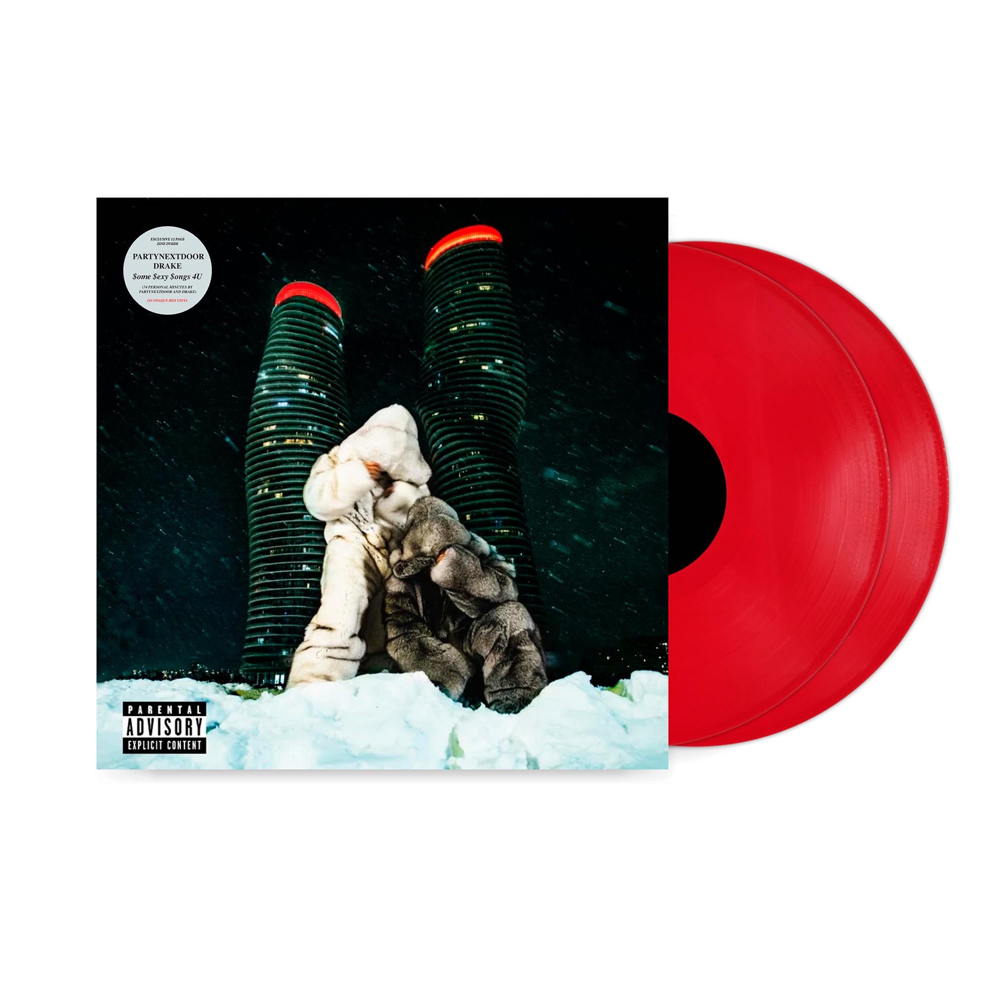Sexy Songs for You - Opaque Red Vinyl Record | Perfect for Romantic Evenings & Vinyl Collectors