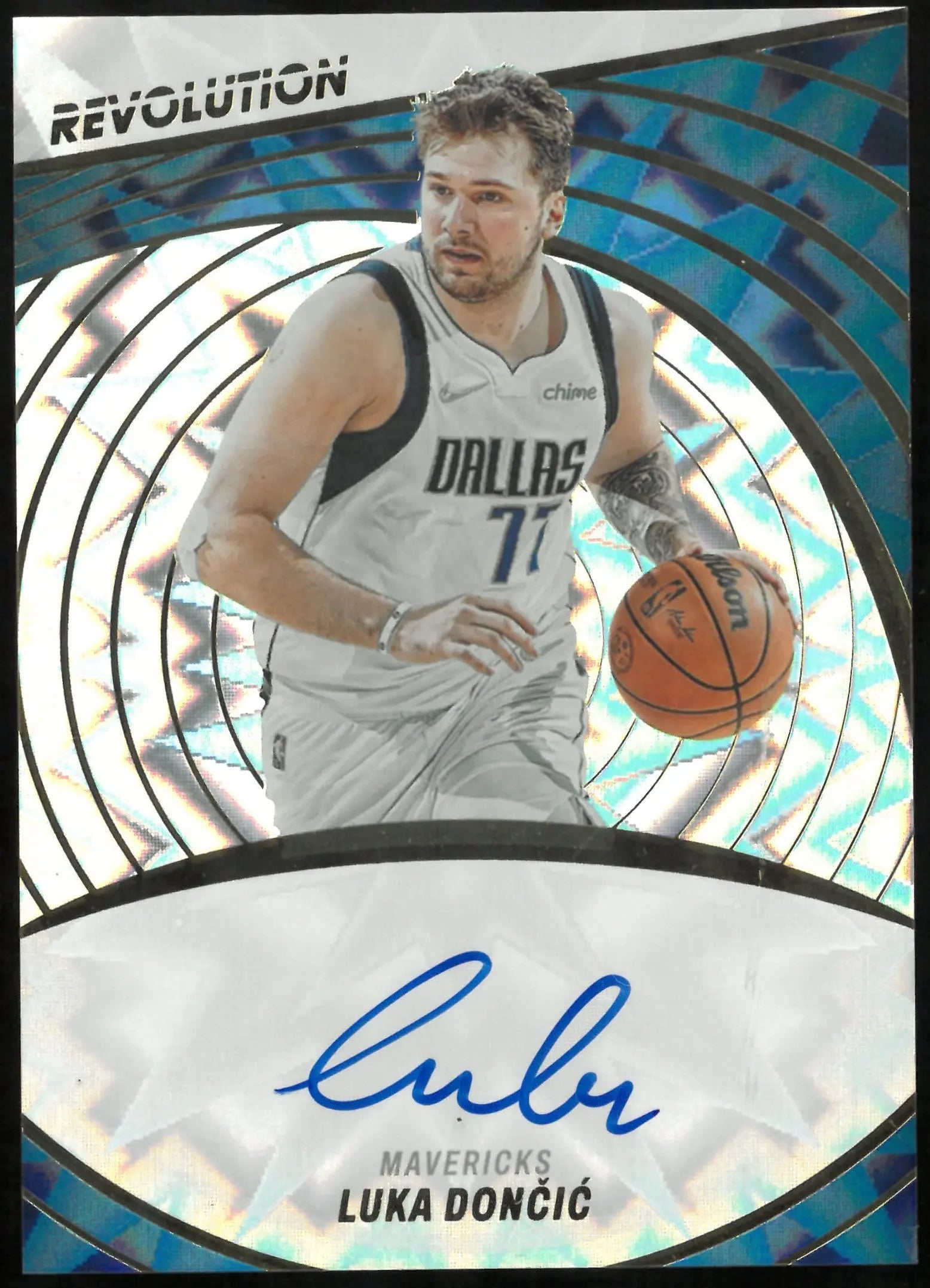 2022-23 Panini Revolution Basketball Luka Doncic Autograph Card #A LKD 003/100 - Rare Collectible for NBA Fans & Sports Memorabilia Enthusiasts - Perfect for Display, Trading, and Investment