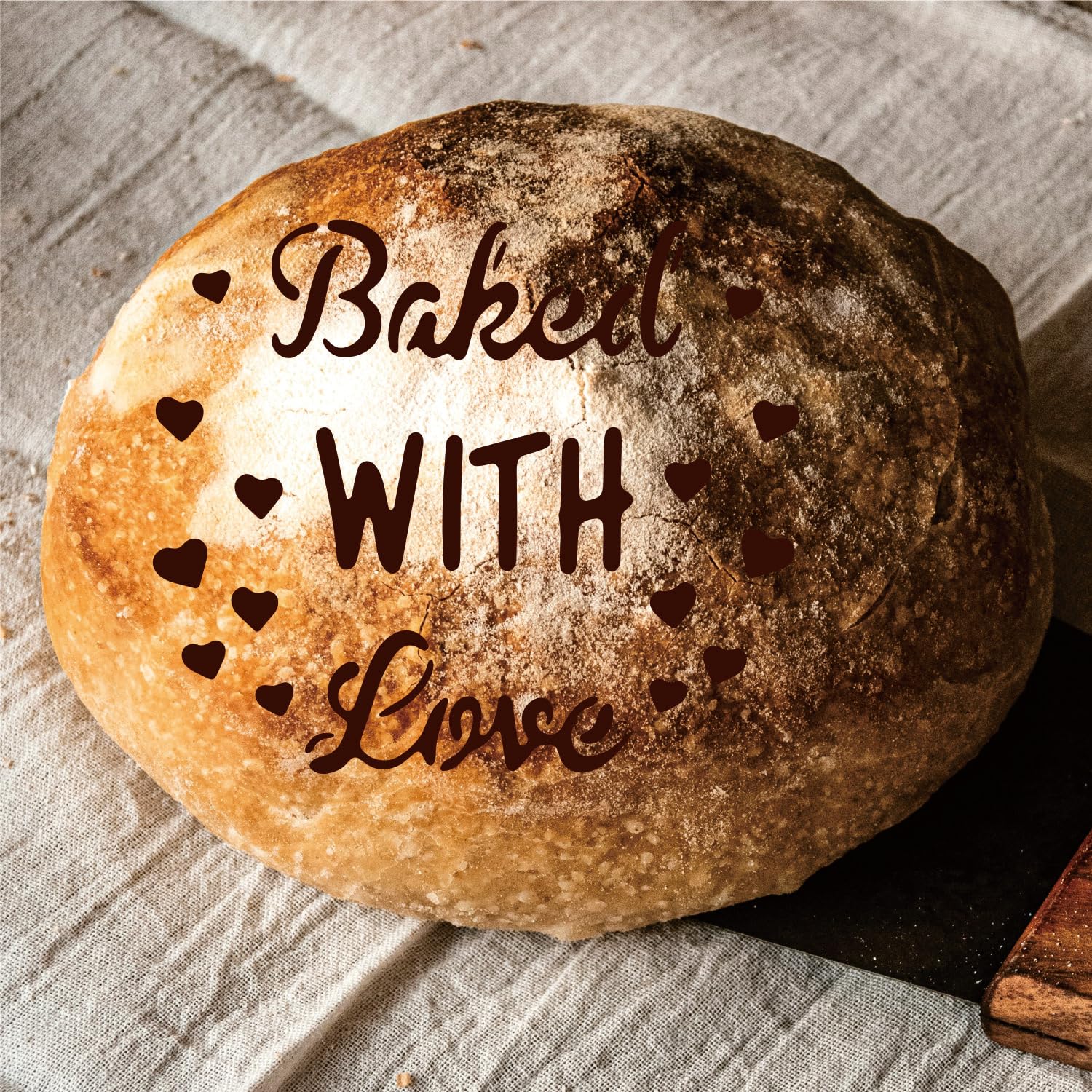 Premium Artisan Bread Stencils Set - Custom Cake, Coffee, Pie & Cookie Decorating Templates for DIY Baking | Perfect for Home Bakers, Wedding Cakes & Holiday Desserts