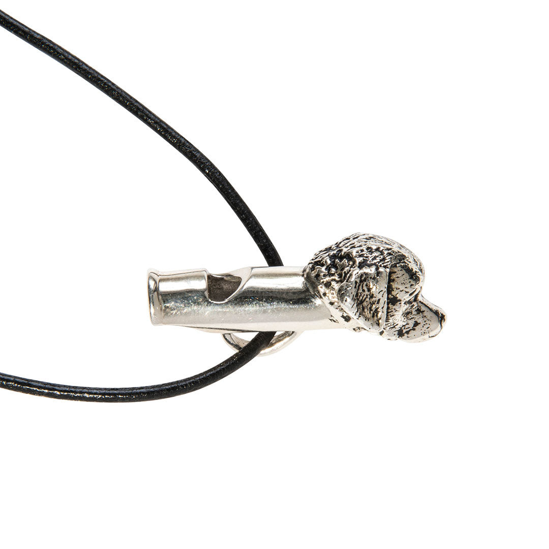 Grainger McKoy Sterling Silver Lab Whistle with Adjustable Cord - Perfect for Science Experiments, Lab Safety & Emergency Signaling
