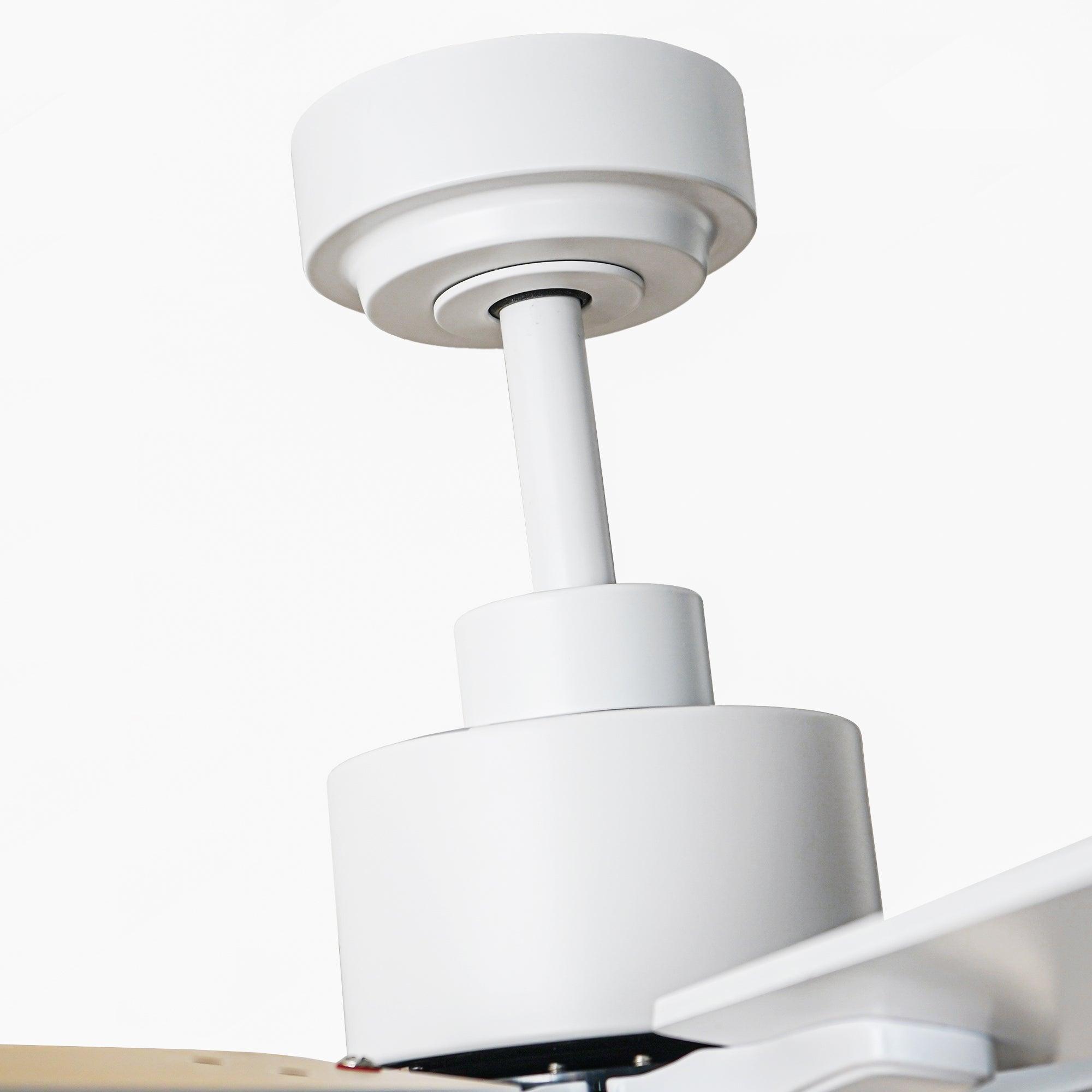 72 Inch Elbe Modern Ceiling Fan with Light Kit & Remote Control - Perfect for Living Room, Bedroom, and Large Spaces