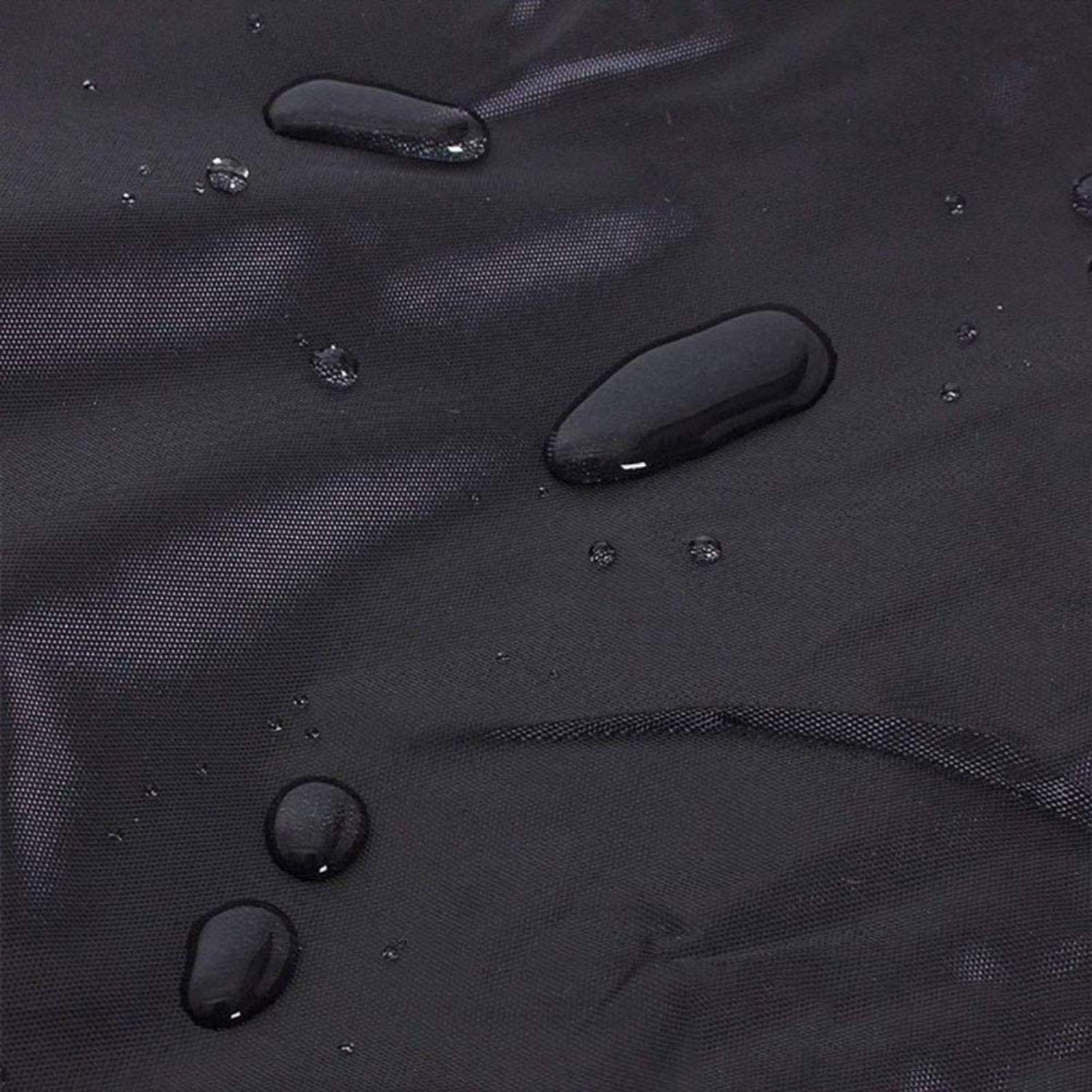 **210x140x70cm Waterproof Garden Furniture Cover - Heavy Duty Patio Table Protector for Rattan Sets, Dustproof & Customizable Outdoor Tarpaulin (Black) - Perfect for Patio, Deck, and Backyard Furniture Protection**