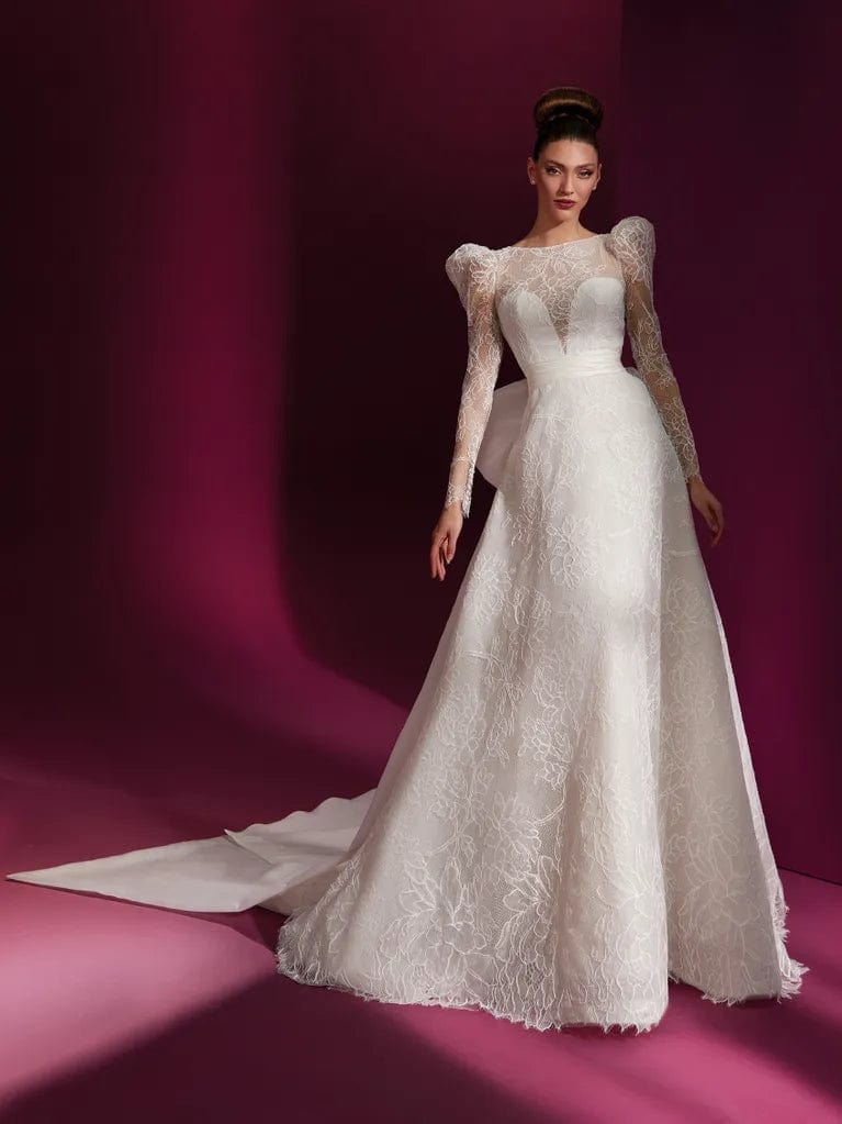 Atelier Pronovias Corday Wedding Dress - Size 12 | Elegant Bridal Gown for Church Ceremony & Formal Reception