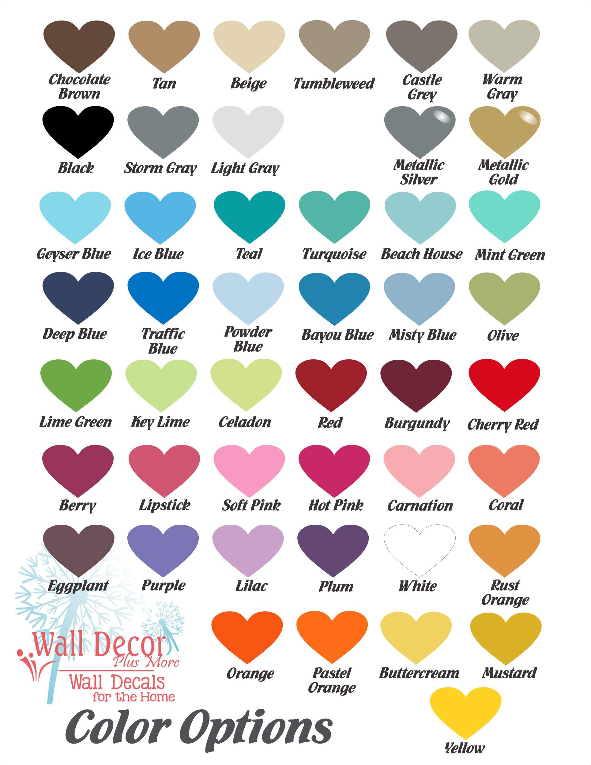 Floral Wall Stickers - Flowers & Dots Decal Set (28pc, 10