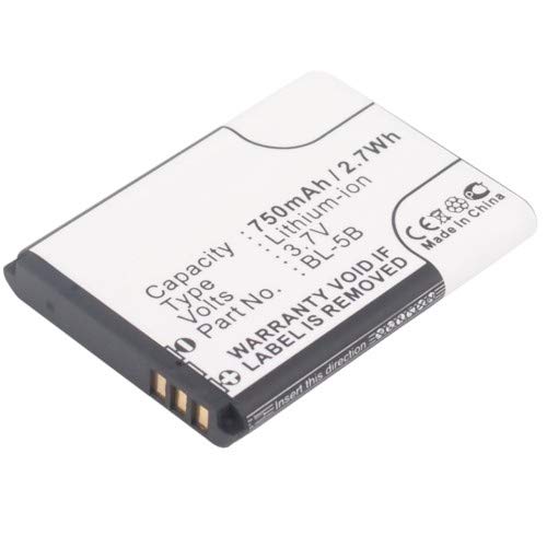 Synergy Digital Replacement Battery for iBaby Q9 & iSpan BTA002 - 750mAh Li-ion High Capacity Cell Phone Battery (Perfect for Travel, Work & Emergency Backup Power)