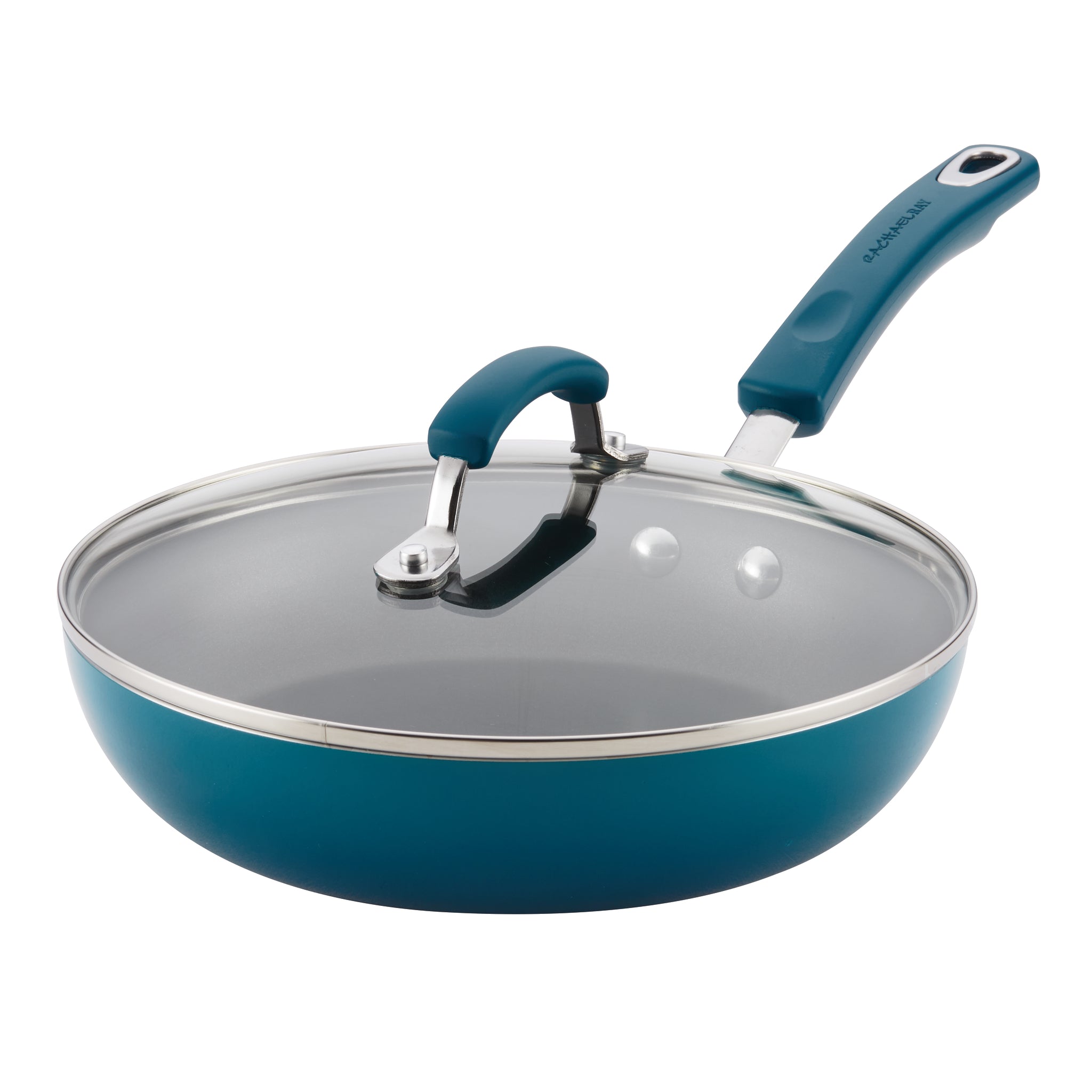 9.5 Inch Nonstick Deep Fry Pan with Lid - Perfect for Frying Chicken, Fish, and Donuts at Home